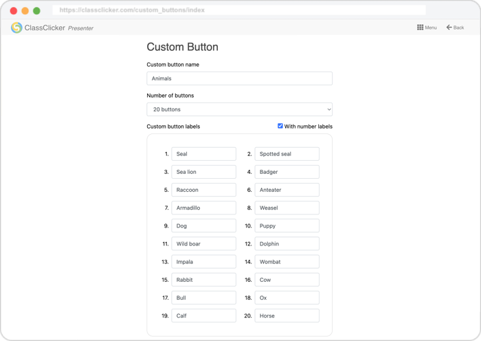 Create custom button image