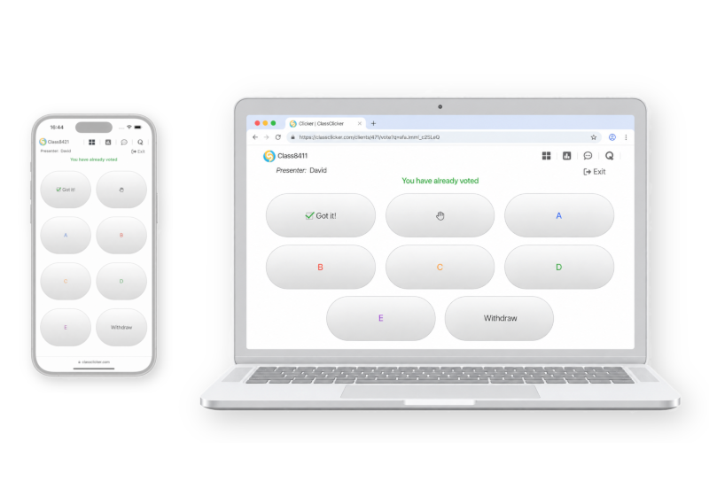 ClassClicker client